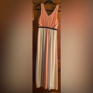 Womens asos maxi color block dress. Size small